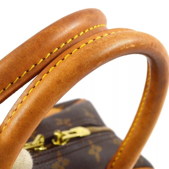 LOUIS VUITTON DEAUVILLE BOWLING VANITY HANDBAG MONOGRAM - Picture 7 of 11